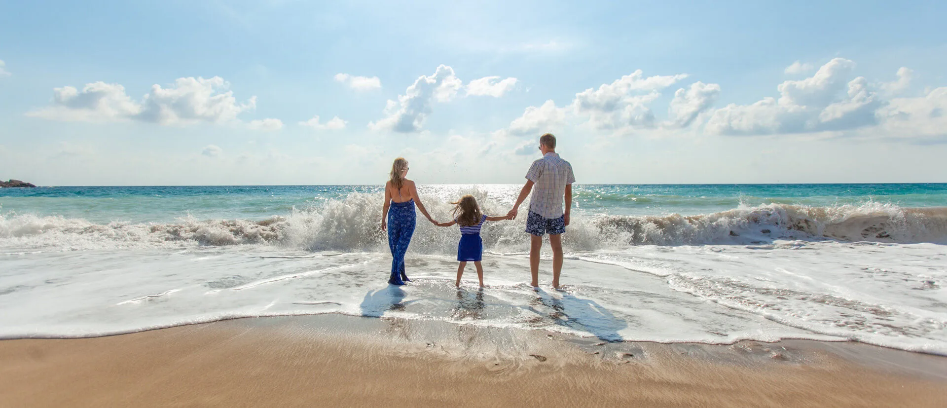 Familie am Meer