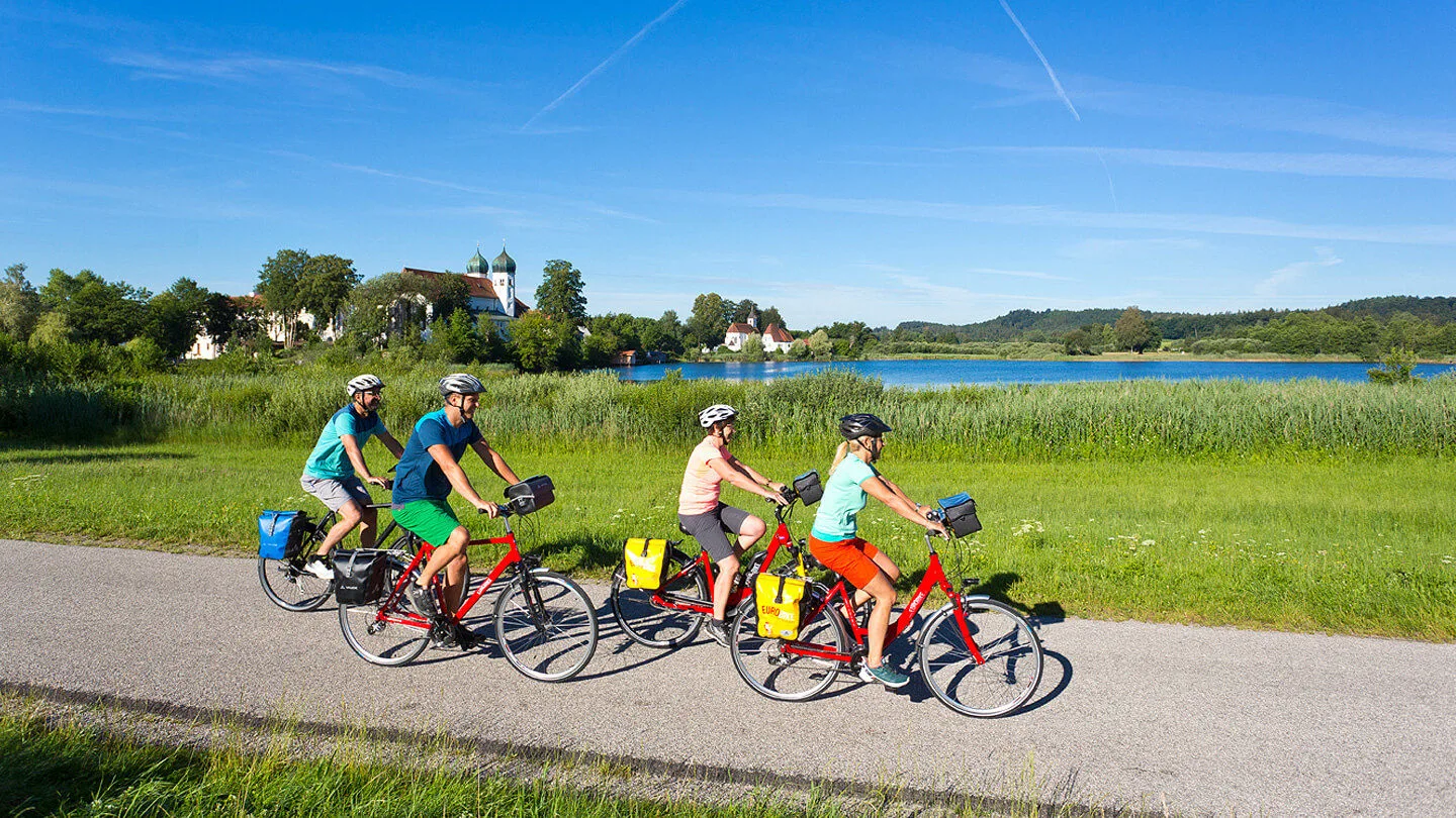 Fahrradtour mit Freunden